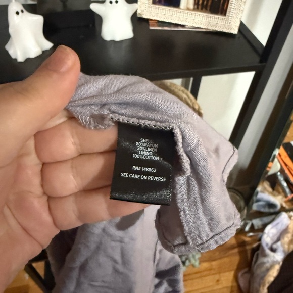 Torrid Light Purple Gathered Blouse plus size 2x - Picture 5 of 6